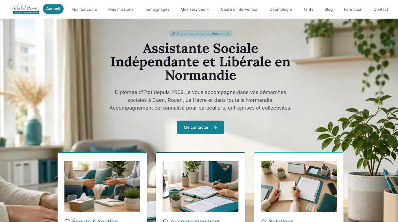 AS Indépendante - Site professionnel assistante sociale
